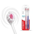 thumbnail image 3 of Colgate Gentle Toothbrush Ultrafoam, Ultra Soft Manual Toothbrush for Adults - 2 Pack, Multicolor, 3 of 11