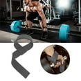 thumbnail image 4 of NIBOLOG Lifting Strap Men Women Anti-Slip Weightlifting Grip Band Bodybuilding Powerlifting Strength Training Home Gym Workout Pull-up Barbell Deadlifts Wrist Strap, 4 of 8