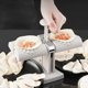 thumbnail image 5 of Household Double Head Dumpling Maker Mould - Stainless Steel Dumpling Maker, Easy-Tool for Dumpling, Kitchen Accessories (White), 5 of 5