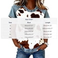 thumbnail image 2 of Dolkfu Tops for Women Trendy Short Sleeve Crew Neck Western Style Multicolor Tops Fashion Patchwork T-Shirts Women Clothing, 2 of 4