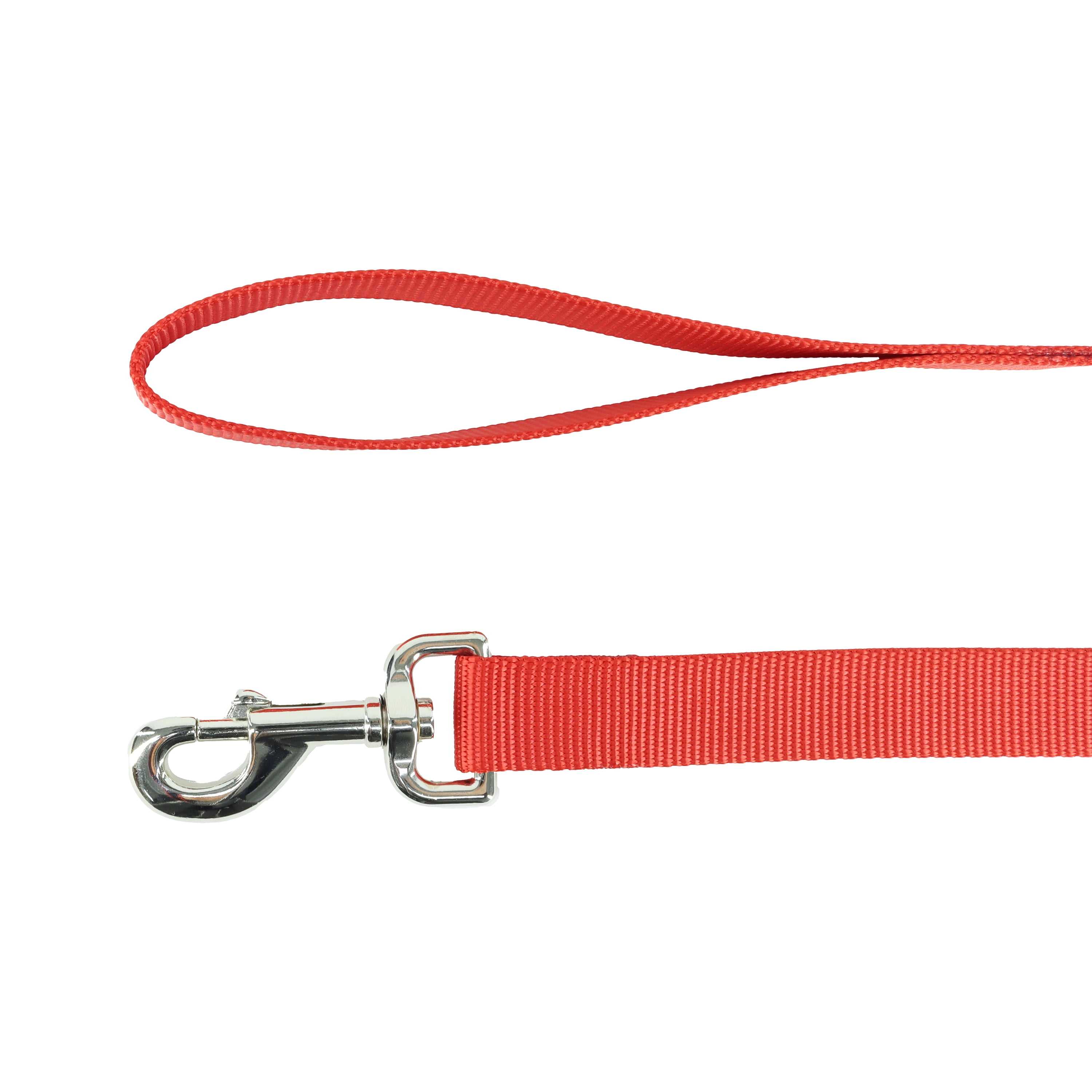 Pet Attire By Coastal Laisse pour chien à pli unique Moyen, Rouge, 5/8" x 06'
