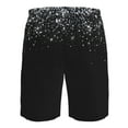 thumbnail image 6 of Kdxio Silver Glitter1 Pattern Mens Casual Shorts - Drawstring Summer Beach Sports Shorts for Men, 6 of 9