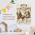 thumbnail image 7 of Coolnut Western Cowboy Clipboard, Acrylic Standard A4 Letter Size Clip Board with Low Profile Clip for Office, Classroom, Doctor, Nurse and Teacher, 12.5"x9", 7 of 7