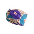 thumbnail image 1 of Diadema de ganchillo Minnieouse Estampado Deportes Ajustable Antideslizante Azul+Morado, 1 of 6
