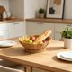 thumbnail image 5 of Cesta de Almacenamiento Tejida a Mano con Forma de Flor y Frutero de Mimbre para Encimera de Cocina, Decoración Del Hogar y Organización de Mesas., 5 of 6