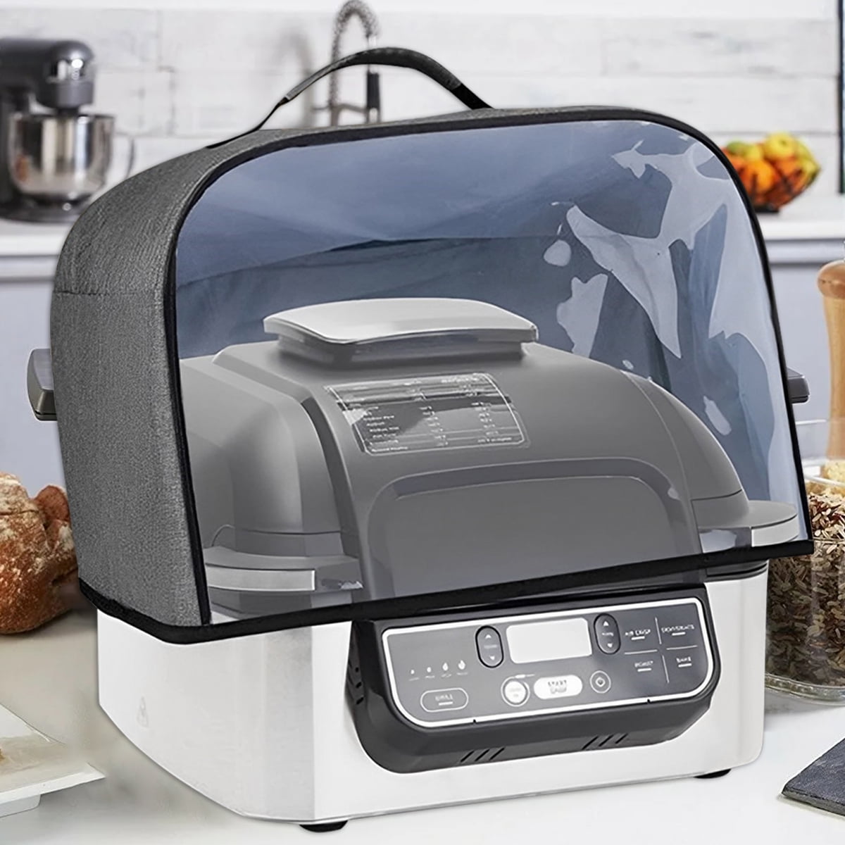 Lochimu Dust Cover Compatible Ninja Foodi Grill AG301 AG302 AG400 Air Fryer Cover with Storage