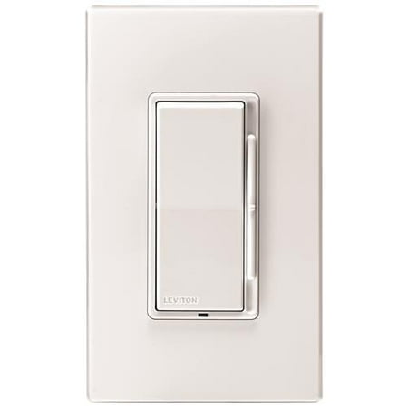 LEVITON® DECORA® ROCKER SLIDE UNIVERSAL DIMMER SWITCH WITH COLOR CHANGE KIT, 120