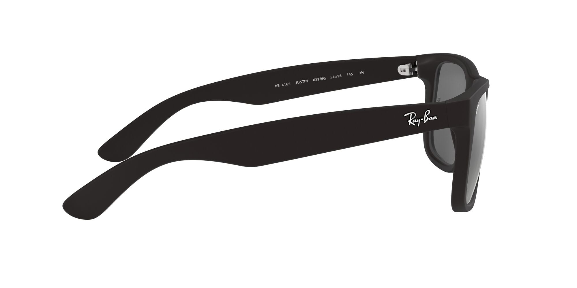 Ray-Ban Justin RB4165-622/6G-51 Black Wayfarer Sunglasses  display picture 3