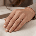 thumbnail image 3 of KEEVA JEWELS 0.55 Carat Round Lab Grown Diamond Anniversary Band for Women, Made in 10K Yellow Gold Size 6, 3 of 6