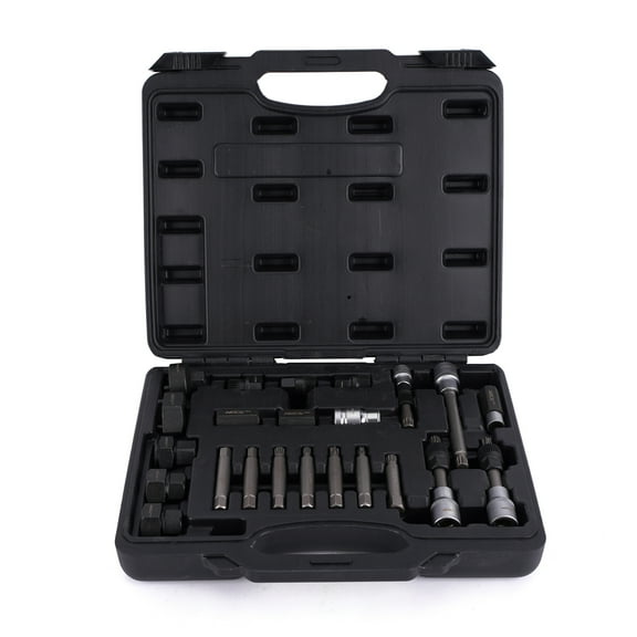 MOCA AUTOPARTS 24PCS Alternator Freewheel Pulley Removal Kit for Mercedes, BMW, Ford, VAG, Fiat, Renault, Porsche, Vauxhall & Toyota