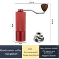 thumbnail image 3 of Hand cranked coffee grinder, coffee bean grinder, manual coffee grinder, 3 of 10
