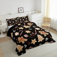 thumbnail image 3 of Manfei Gingerbread Man 3 Pieces Queen Comforter Set,Christmas Tree Ultra Soft Bedding Sets,Happy New Year Bedding Comforter Set,Luxury Kids Bedroom Decor,Reversible, 3 of 8