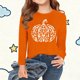 thumbnail image 1 of Blusas y camisas de cuello redondo y manga larga para niños Camisas estampadas de manga larga para Acción de Gracias Camisas lindas de cuello redondo Blusas casuales elegantes Ropa Camisas de cuello r, 1 of 5
