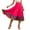 Hot Pink, variant on Skirts for Women Rainbow Print Elastic Waist Flowy Skirt Bohemian Comfortable Summer Casual Wear Womens Midi Skirt Black L