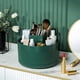 thumbnail image 3 of Porta brochas de maquillaje, portalápices, organizador de maquillaje giratorio multifuncional Verde, 3 of 9