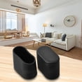 thumbnail image 5 of 10 X Rubber Chair Leg Cap Oval Covers Furniture Table Feet Floor Protectors, 5 of 6