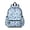 Blue Butterfly Pattern, variant on Green Blue Butterfly Pink Purple Pattern Cute School Backpack with Padded Back and Adjustable Shoulder Straps 13.4"x11"x4.7"