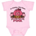 thumbnail image 3 of Inktastic In October We Wear Pink with Ribbon and Pink Pumpkins Boys or Girls Baby Bodysuit, 3 of 5