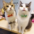 thumbnail image 2 of 2 Pack Breakaway Cat Collar with Removable Bowtie and Bells Cute Fruit Pattern Adjustable 8”-12”, 2 of 7