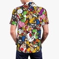 thumbnail image 2 of Saiise Mario N Mens Golf Shirt Moisture Wicking Dry Fit Mens Polo Shirts Dry Fit Performance Men's Golf Shirts Regular Fit Fashion Print, 2 of 7