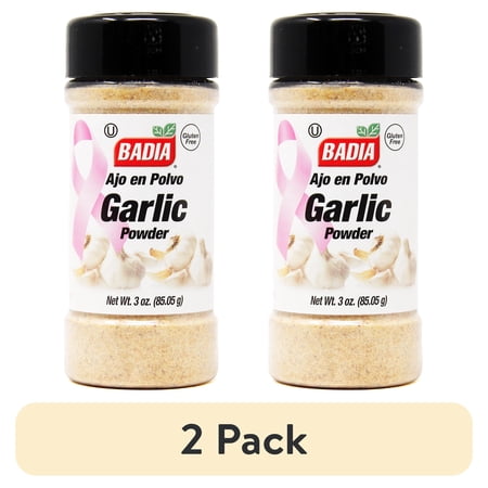 (2 pack) Badia Garlic Powder 3 oz