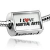 Bead I Love Martial arts Charm Fits All European Bracelets