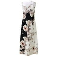 thumbnail image 5 of Robes d'Été pour les Femmes 2023 Causal Ourlet A-Ligne Fluide Mini Robe Blouse, 5 of 5