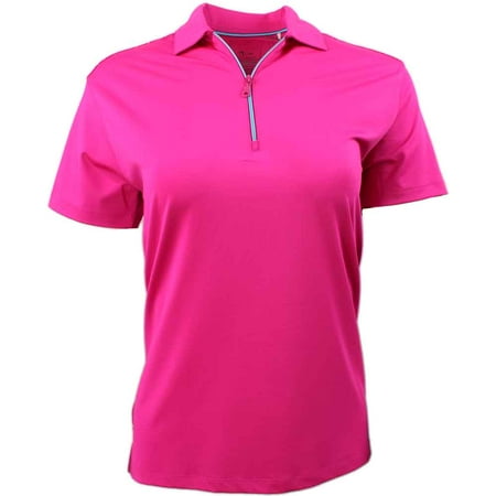Pair Polo Wraps - Page & Tuttle Womens Wrap Print Golf Casual Polo -