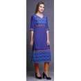 thumbnail image 3 of Bimba Printed Long Kurti Dress Straight Tunic Dresses For Women Indian Top, 3 of 4