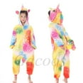 thumbnail image 1 of Conjuntos de pijamas Kigurumi de unicornio para niños, disfraz de dibujos animados de animales para Halloween, Navidad, pijamas para niños de 4 a 12 años, 1 of 4