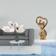 thumbnail image 2 of Estatua de cisne de resina, figura de pareja, escultura, arte moderno, artesanía, decoración del hogar, regalo de boda. Hecha de resina resistente, id, 2 of 8