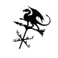 thumbnail image 1 of Weather Vane Farm Bracket Weathervane Farmhouse mount horse Professional Durable Scene Dragon, 1 of 8