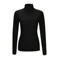 thumbnail image 5 of MHFRRA Ladies Sweatshirts Women's Turtleneck Ribbed Base Sweater Cute Warm Stylish Pullover Sweater, 5 of 8