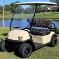 thumbnail image 3 of Aplkyhs Dog Paw Print Universal Golf Cart Seat Covers Golf Cart Breathable Material Fit for Most Club Car, Easy to Install, Golf Cart Front Seat Covers Soft and Comfortable, 3 of 7