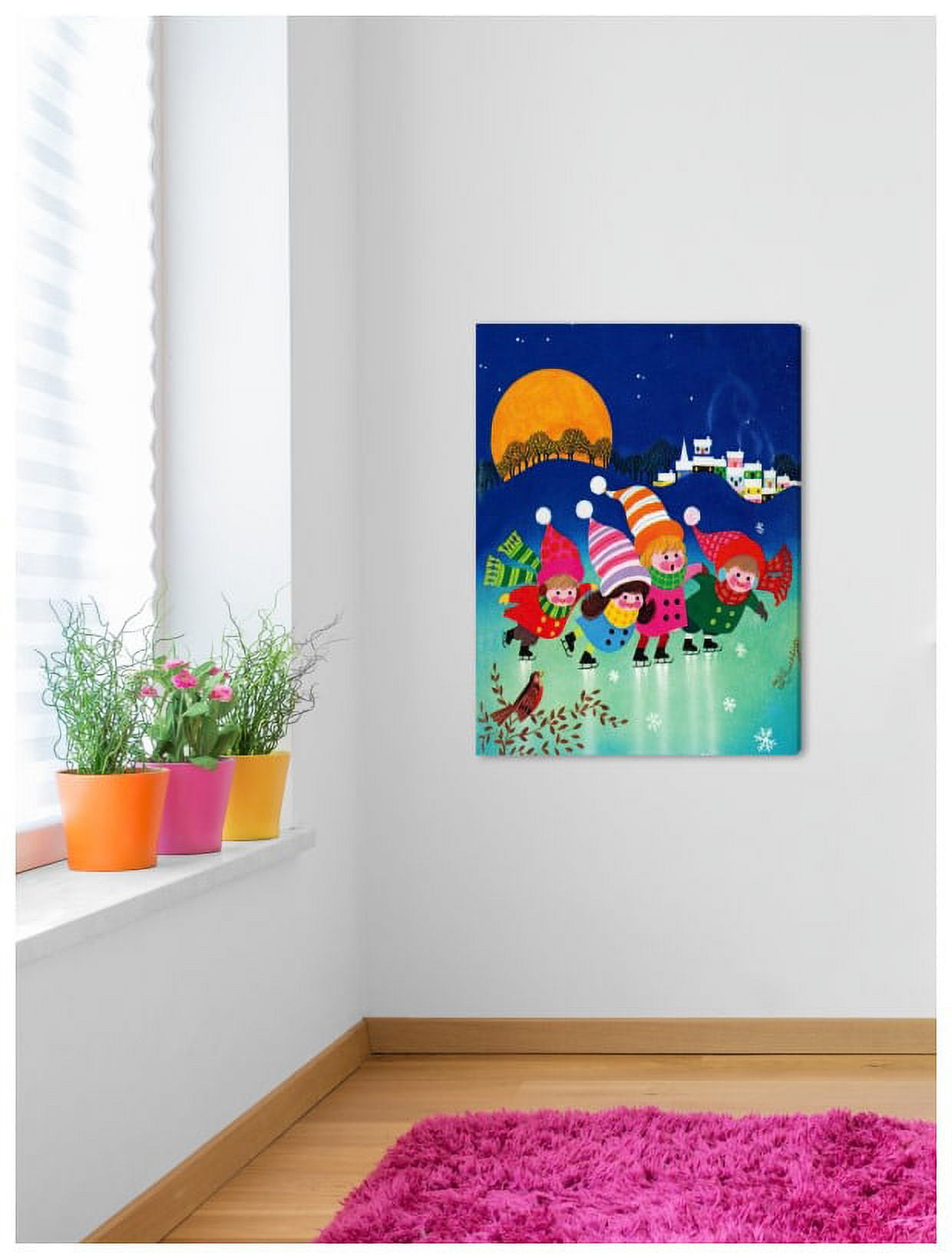 Marmont Hill "Skating" by Curtis Painting Print on Canvas