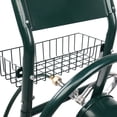 thumbnail image 6 of Heavy Duty Garden Hose Reel Cart - Holds 229ft of 5/8" or 393ft of 1/2" Hose, Durable Steel Frame with Green Powder Coating, Easy to Move with 10" Wheels, 6 of 9