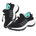 thumbnail image 3 of Zapatos Para Caminar Mocasines casuales para mujer Zapatillas deportivas transpirables para suministros al aire libre (40 verde) Sywqhk Para Estrenar, 3 of 6
