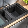 thumbnail image 4 of Bligli PVC Sink Divider Mat - Clear(12.2"x4.7"), Non-Slip with 6 Suction Cups, Scratch & Stain Resistant, Fits Divided Basins, Easy to Clean, 4 of 7