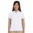 thumbnail image 1 of Harriton M280W Ladies Wrinkle Free Polo Shirt - White - X-Large, 1 of 2