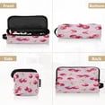 thumbnail image 4 of Hair Tools Travel Bag Heat-Resistant Curling Iron Organizer Bag with Detachable Heatproof Mat Travel Storage Case Watercolor Sparkling Cherries, 4 of 8