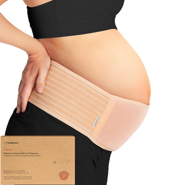 Faja de soporte para vientre de maternidad KeaBabies Ease, color marfil
