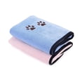 thumbnail image 1 of Toallas De Baño Para Perros Y Gatos, Toallas Absorbentes De Microfibra Para Mascotas, Suministros Suaves Y Cómodos Para Mascotas 2 Uds. Moyic PT001226-00, 1 of 7