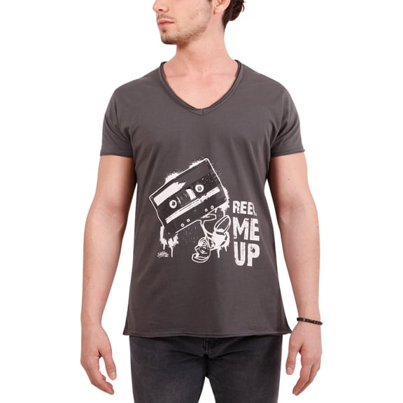 Biggdesign Reel Me Up Mens Crew Neck T-Shirt