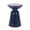 Blue, variant on Modern Pedestal Side Table With Circular Design And Powder Coated Iron Frame 15x15x20.75 Inches