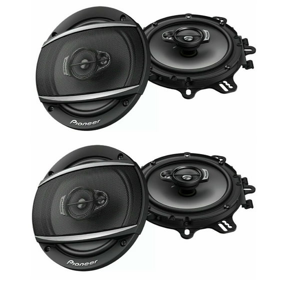 2 Pairs of Pioneer 6-1/2" 6.5" 4-Way 350 Watt Coaxial Car Audio Speakers TS-A1680F (4 Speakers)