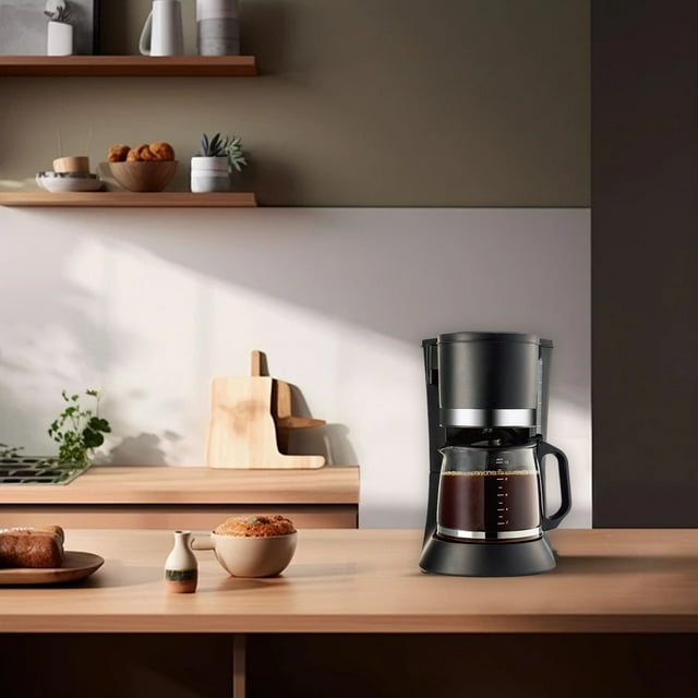 EGNMCR Drip Coffee Maker Home Automatic Integrated Small Coffee Maker Office Mocha Coffee Pot Plastic coffee maker