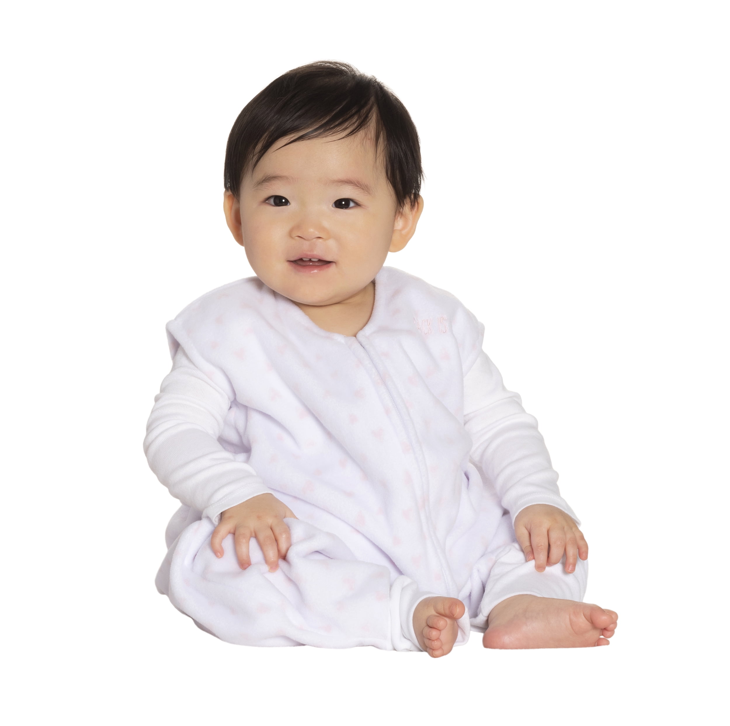 HALO Early Walker SleepSack Wearable Blanket, Microfleece, Mini Hearts