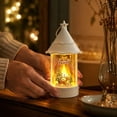 thumbnail image 4 of Dalxymotic Christmas Candle Lamp, Tree Wind Candle Holiday Gift Ornament, Festive Tabletop Light Decoration, Christmas Decorations Indoor Outdoor for Table, Home, Mantel, Shelf, 4 of 6