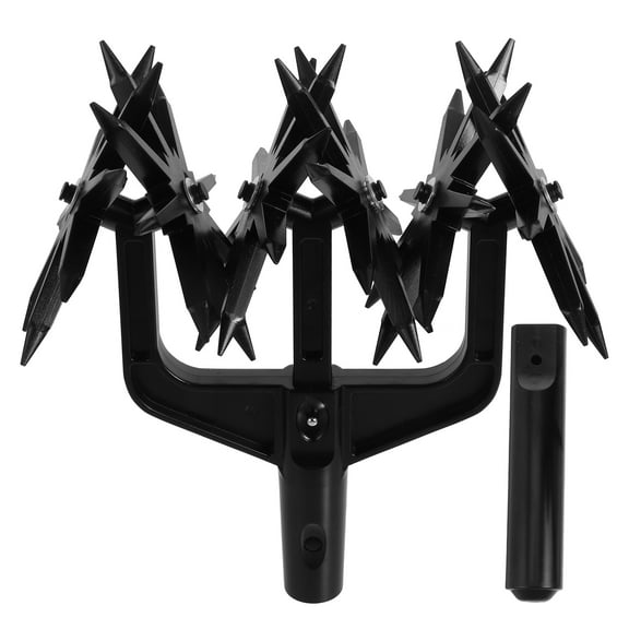 Lightweight Soil Scarifier Manual Rotary Cultator Tool for Efficient Garden Bed Preparation