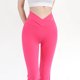 thumbnail image 5 of Leggings de cintura alta con aberturas para mujer: pantalones de yoga acampanados, diseño adelgazante que realza los glúteos, pantalones de fitness transpirables, 5 of 5